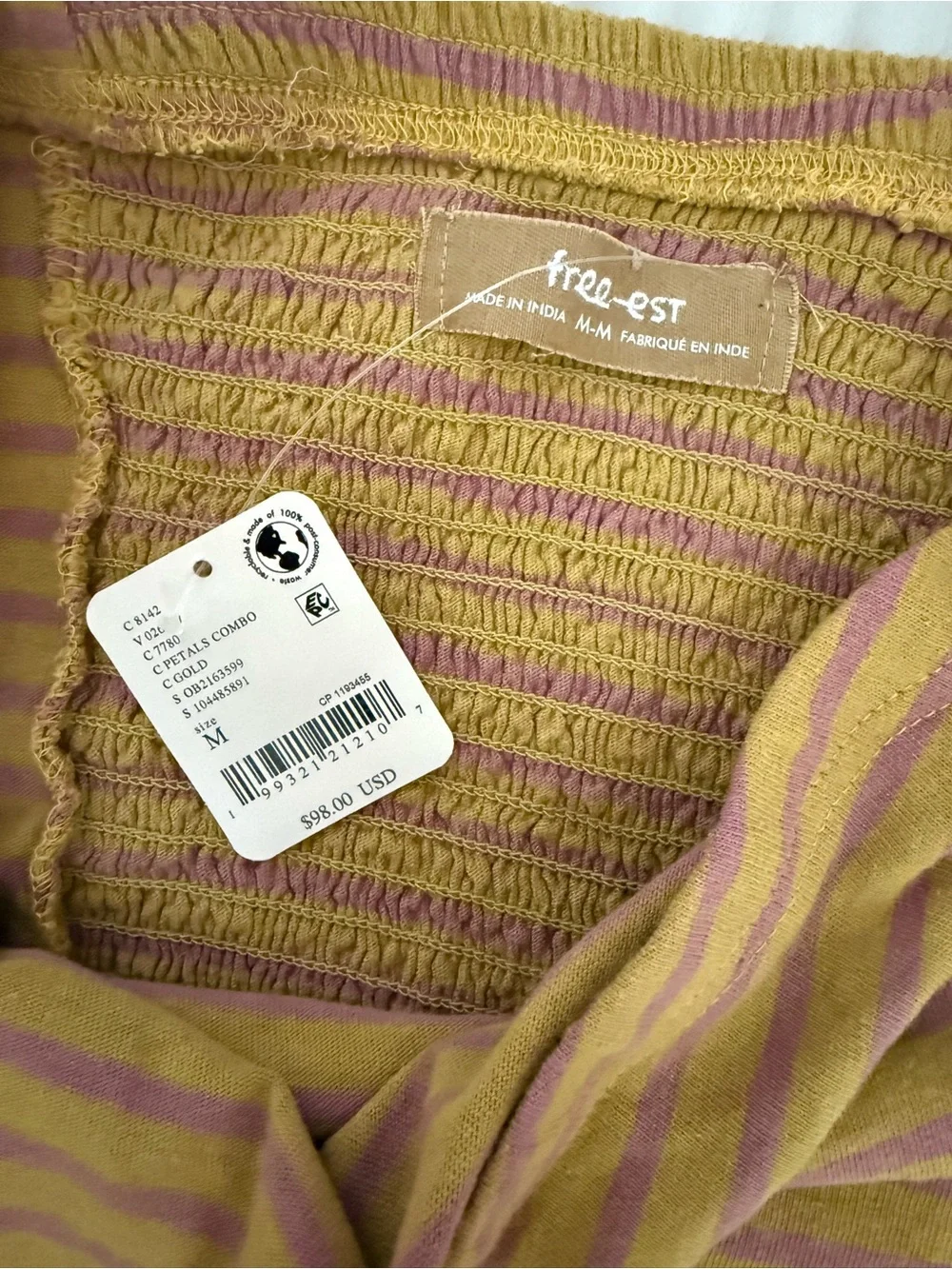 NWT Free people sailor tube set